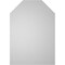 Ekena Millwork Octagonal Top Surface Mount PVC Gable Vent w/ 3-1/2"W x 1"P Standard Frame, 14"W x 20"H GVPOT14X2001SN - alternate 5